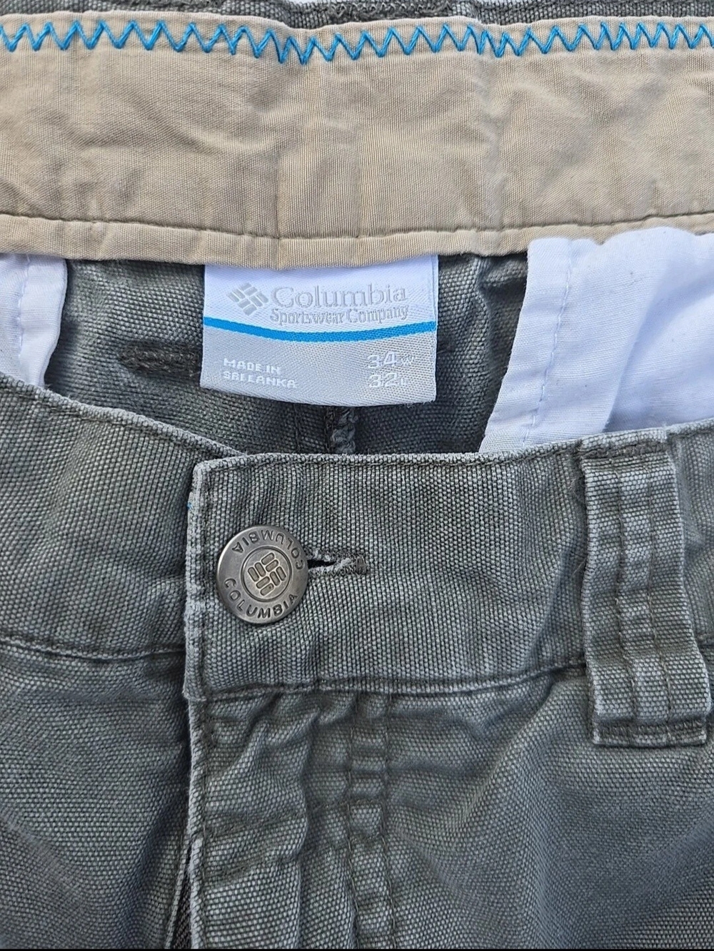 Columbia Men's Omni Shield Utility Pants Columbia Men's Olive Green Cargo Shorts